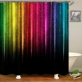 thumbnail image 4 of 3D Fashion Colorful Cool Printed Fabric Shower Curtain Waterproof Polyester Bathroom Curtains Home rate with, 4 of 6