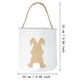 thumbnail image 3 of Cylinder Silk Screen Plush Rabbit Easter Portable Gift Bag Easter Holiday Celebration Rabbit Bag, 3 of 4