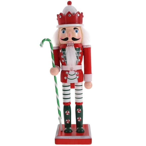 EXHUMKY Collectible BERTDOMD Fairy Tale Wooden Nutcracker Ornament for Christmas Home Decor
