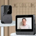 Egmy Video DoorBell,Intelligent Visual Doorbell, Wireless Visual Doorbell, 4.3 Inch Display