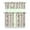 White-123, variant on Pioneer Kitchen Curtains and Valance Set 36 Inch Tier Colorful Flowers 3 Pieces Set Dining Room Small Curtain Drapes Cafe Curtains Valance for Home Decor Rod Pocket