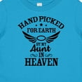 thumbnail image 4 of Inktastic Handpicked for Earth by My Aunt in Heaven with Angel Wings Boys or Girls Baby T-Shirt, 4 of 5