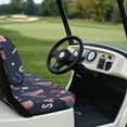 thumbnail image 4 of FUIALDOLG USA Flags Print Golf Cart Seat Covers Universal Fit for Club Car Precedent Golf Cart Seats, Washable Front and Back Seat Cushion Cover, No Stapler Required, 4 of 8