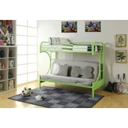 Acme Eclipse Twin over Full Futon Bunk Bed in Green