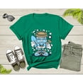 thumbnail image 5 of Happy Blue Coffee Cup Surfer with Sunglasses Holding Coffee T-Shirt Surf Coffee Lover Gift T Shirt for Men Women Kids Boys Girls Tshirt, 5 of 8