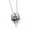 Red, variant on Double Dragon Sword Necklace Red Black Crystal Pendant Dragon Amulet Necklace Alloy for Men Christmas Gifts Bike Jewelry