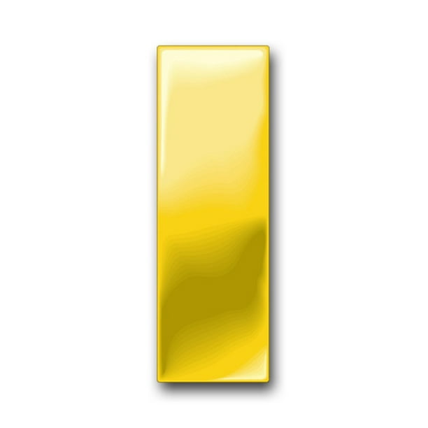 3 8 Inch Air Force Second Lieutenant Officer Rank Insignia Vinyl 
