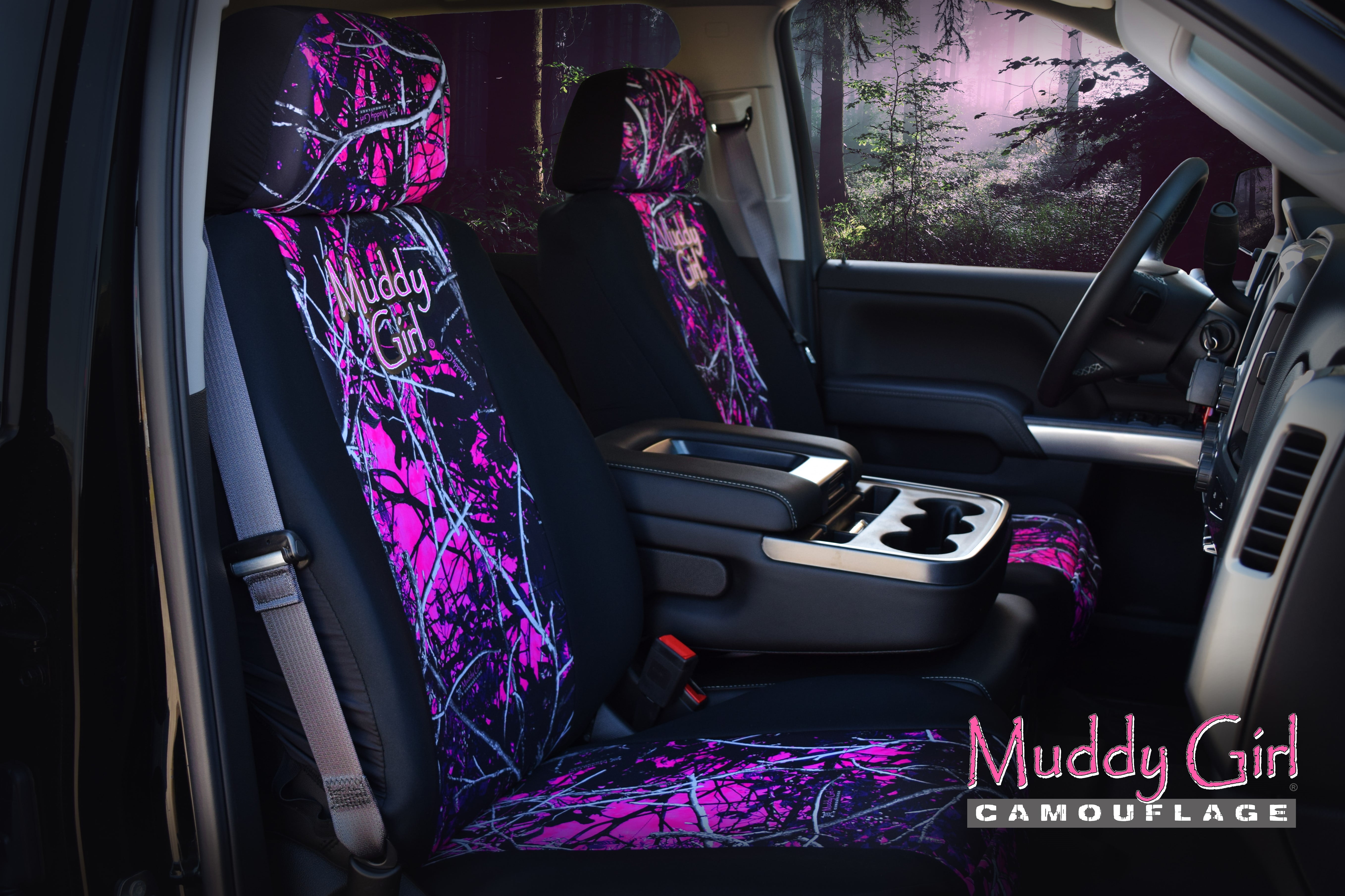 pink camo seat covers walmart