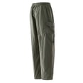 thumbnail image 5 of Men's Lightweight Cargo Pants Cooling Loose Elastic Waist Straight Leg Outdoor Trousers Summer Breathable Casual Joggers for Hiking Travel Daily Wear, 5 of 9