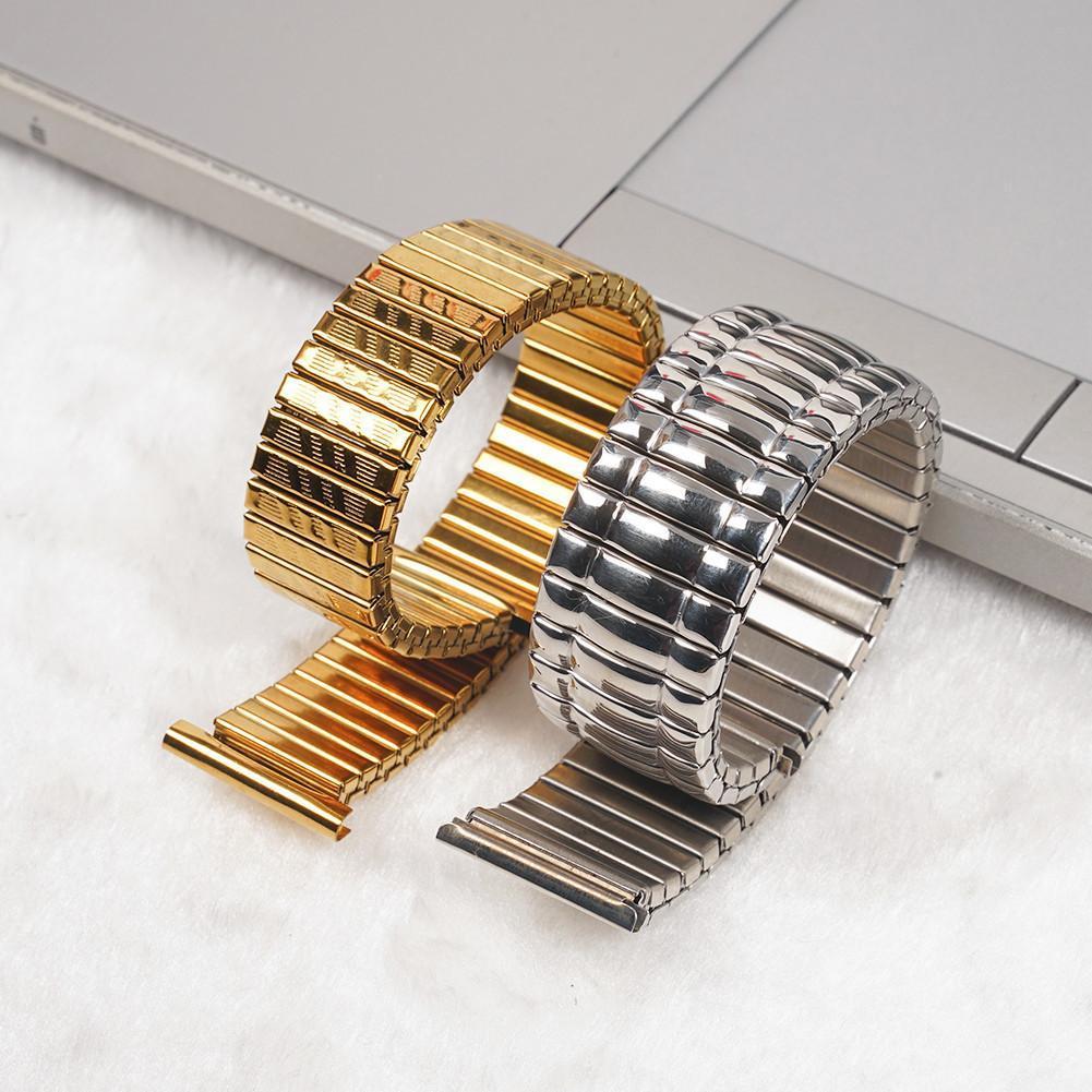 12-20 MM Stretch Expansion Stainless Steel Watch Band Bracelet Strap K3D2 - image 4 of 9