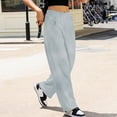 thumbnail image 4 of Women's Workwear Sweatpants Casual Loose Fleece High Waist Jogger Pants Ladies Sweatpants Casual Pants Yoga Pants Homewear, 4 of 4