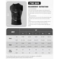 thumbnail image 3 of Niksa Compression Undershirts for Men, Sleeveless Compression Shirt Men, Ultra Slimming Body Shaper Tummy Control Compression Shirts, Compression Tank Top for Men, 2 Pack, 3 of 7