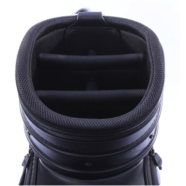 burton ゴルフバッグ 黒 Burton, Golf Staff Bag, Black, 6-Way padded top with club dividers
