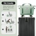 thumbnail image 5 of Expandable Rolling Travel Bag With 360° Detachable Wheels Trolley Sleeve Pocket Foldable Luggage Bag Waterproof Carry On Overnight Tote Duffle Bag For Home Storage Gym Moving Camping, 5 of 8