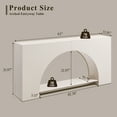 thumbnail image 3 of SinCiDo Console Table, Modern Entryway Table for Living Room Foyer and Corridor, 3 of 7