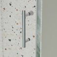 thumbnail image 6 of JimsMaison 38-42 in. W x 71 in. H Piovt Swing Semi-Frameless Sliding Shower Door with 1/4"(6mm) Tempered Glass, Chrome, 6 of 12