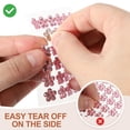 thumbnail image 3 of Uxcell Flower Self-Adhesive Rhinestone Stickers,Face Gems Jewel Stickers Crystal Embellishment Sheet Pink 5, 3 of 7