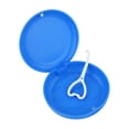 thumbnail image 1 of Estuche para retenedores, práctico y limpio, organizador, funda, retenedor bucal, protector bucal, dentaduras postizas azul, 1 of 3
