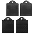 thumbnail image 1 of simhoa 4 Pieces Bead Counting Tool Tray 3 4 6 8mm Practical Holder Bead Design Tray Black, 1 of 8