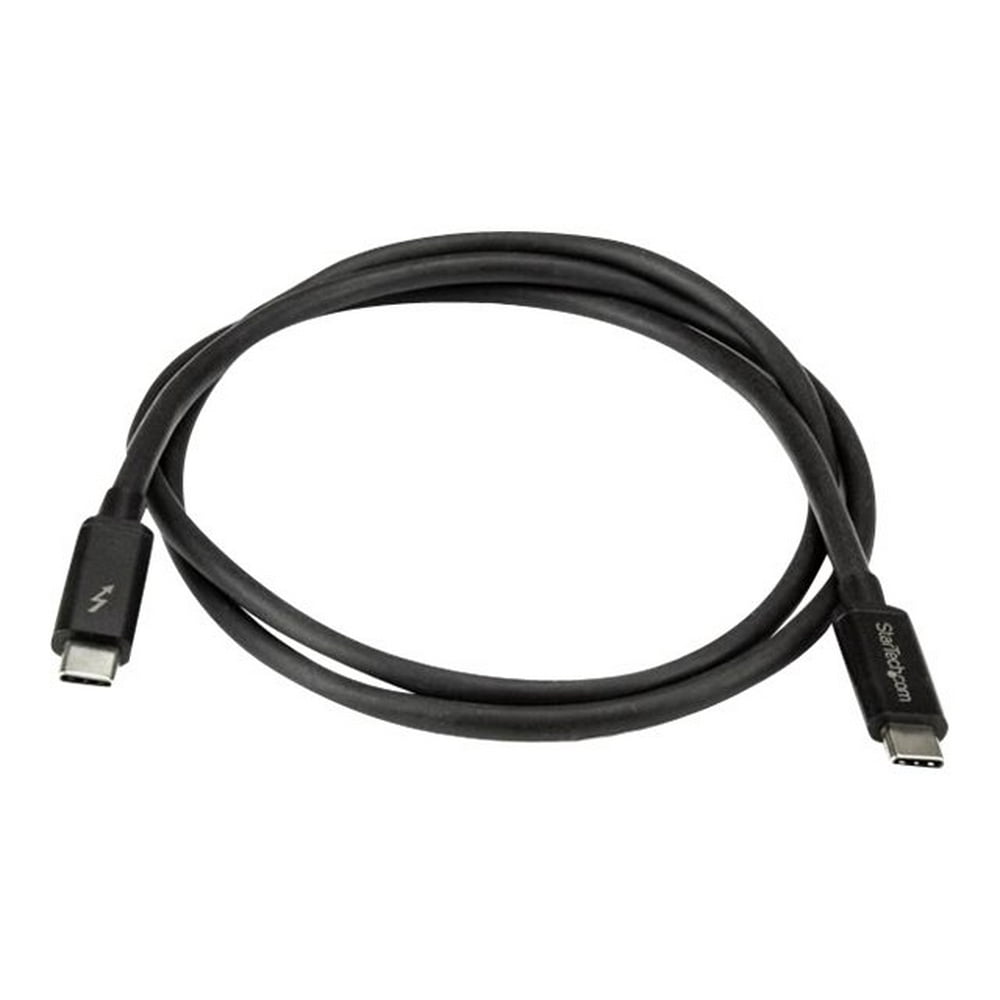Thunderbolt 3 Cable, 3 ft / 1m, 4K 60Hz, 20Gbps, USB C to
