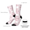 thumbnail image 4 of Picia Christmas Snowflakes Print Athletic Socks for Men & Women – Cushioned Moisture-Wicking Crew Socks for Sports, Running, and Training, Soft & Breathable Size 5-11, 4 of 6