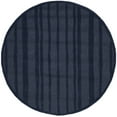 thumbnail image 3 of SAFAVIEH Martha Stewart Freehand Stripe Wool Area Rug, Wrought Iron, 8' x 8' Round, 3 of 4