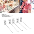 thumbnail image 4 of Slat Wall Hooks, Electroplating Treated Surfaces Slat Wall Hanging Hooks Storage Function  for Supermarkets, 4 of 8
