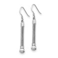 thumbnail image 2 of 925 Sterling Silver Long Earrings Drop Dangle, 2 of 6