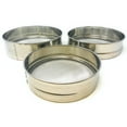 thumbnail image 3 of Stainless Steel Sieve ~ Set of 3 ~ for Flours, Seeds, Beans & Lentils - Sizes 6.7", 7.5", 8.25" by Rani Brand, 3 of 4