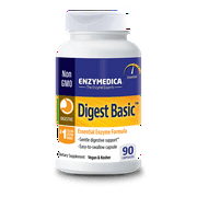 Enzymedica, Digest Basic, 90 Capsules, Dietary Supplement to Support Digestive Relief, Vegan, Non-GMO, 90 Servings
