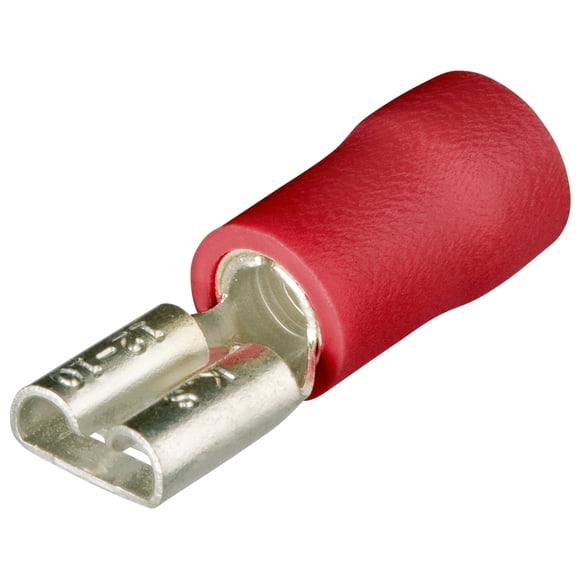 KNIPEX 97 99 010 Terminales hembra aislada 100 unidades de cada tipo