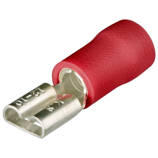 KNIPEX 97 99 010 Terminales hembra aislada 100 unidades de cada tipo