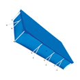 thumbnail image 3 of Transemion Rectangle Pool Cover Multifunctional for above Family Cover 304cmx205cm Pool Ground Pool Blue 460x226cm, 3 of 6
