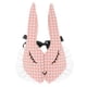 thumbnail image 5 of Orejas de conejo de tela novedosas, divertidas, cómodas y adorables para niños, ideales para Pascua. Rosa con ribete de encaje, 5 of 9