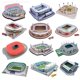thumbnail image 2 of Rompecabezas 3D campo de fútbol edificio de fútbol estadio niños rompecabezas DIY - Chef británico, 2 of 5