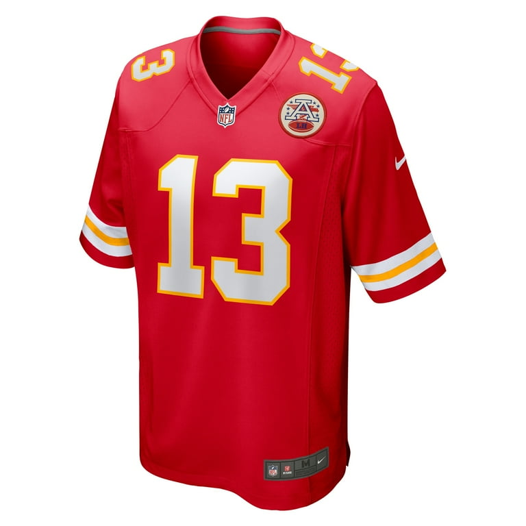 Men's Nike Nazeeh Johnson Red Kansas City Chiefs Game Player