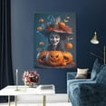 thumbnail image 5 of Gaeub Modern Style Pumpkin Witch Print Canvas Wall Art for Bathrooms Bedroom,Wall Decor,Framed Artwork for Wall,Modern Wall Decorations Prints Picture,Home Decor Wall Pictures 30" x 40", 5 of 8