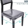 thumbnail image 5 of 6 Protecteurs de Chaise de Salle à Manger en Plastique Transparent – PVC Solide, Amovibles et Réutilisables, 5 of 5