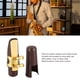 thumbnail image 2 of Boquilla de saxofón alto diseño estándar Kit de boquilla de saxofón alto Accesorios para instrumentos Cubierta de plástico Instalación fácil Ligadura de metal Caña de ANGGREK  Otros, 2 of 7