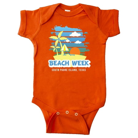 

Inktastic Beach Week South Padre Island Texas with Palm Trees Gift Baby Boy Bodysuit