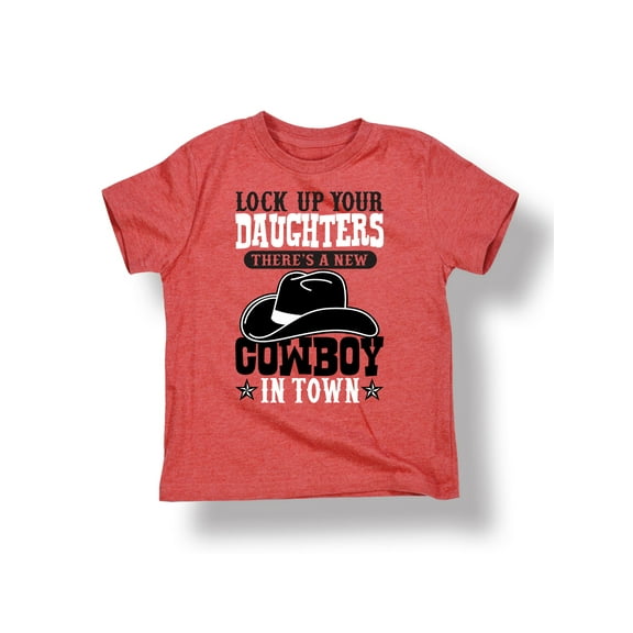 Instant Message - New Cowboy In Town -TODDLER SHORT SLEEVE TEE-2T