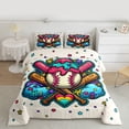 thumbnail image 2 of Castle Fairy Child Boys Girls Baseball Print Twin Comforter Sets,Sport Bedding Set, 2 of 8
