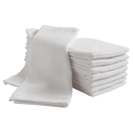 - Pantry Tumble Kitchen Towels (Set of 8, 16x26 inches), 100% Cotton, Ultra Absorbent Terry Towels - White