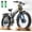 R5PRO-Green Dual battery(20Ah*2), variant on Dual Motors AWD 2000W Electric Bike for Adult 26'', UL2849 48V 20AH Removable Battery E-mountain bike 4.0 Fat Tire up to 32MPH Long Range Off-road Ebike Dual Hydraulic&Full Suspension Bicycles