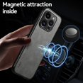 thumbnail image 4 of For Iphone 14 Pro Skin Feel Magnetic Leather Back Phone Case, 4 of 5