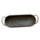 thumbnail image 1 of 1pc Old Wrought Iron with Handles Storage Tray Oval Bread Tray Photo Prop, 1 of 4