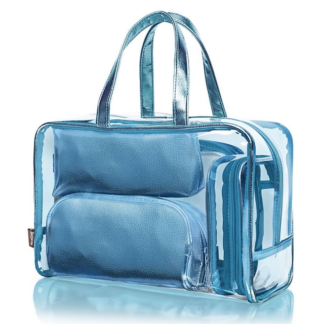 5PCS Maquillage Sac Ensemble de Mode Assorti Sac de Toilette Sac Femmes Sac à Main