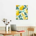 thumbnail image 3 of JRXY Lemon Leaves Decorative Canvas Wall Art 16x20 in / 12x16 in Ready to Hang for Living Room Bedroom Home Office Wall Decor 16x20 in, 3 of 5