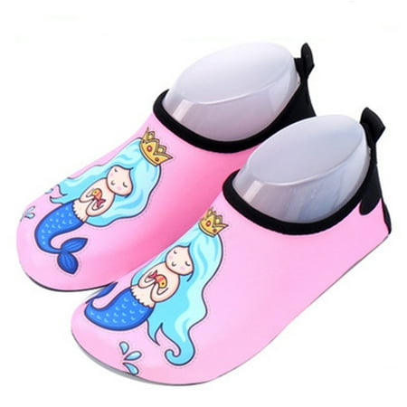 

Baby shoes Boys Girls Quick Drying Swim Water Shoes Kids Cartoon Beach Barefoot Shoes CHMORA