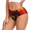 thumbnail image 2 of Fotbe Halloween Pumpkin Calzones Estampados para Mujer – Ropa Interior de Algodón, Cómoda, Suave y Elástica-3X-Large, 2 of 6